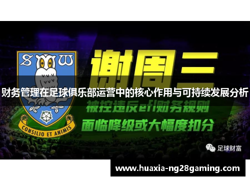 财务管理在足球俱乐部运营中的核心作用与可持续发展分析 财务管理在足球俱乐部运营中的核心作用与可持续发展分析